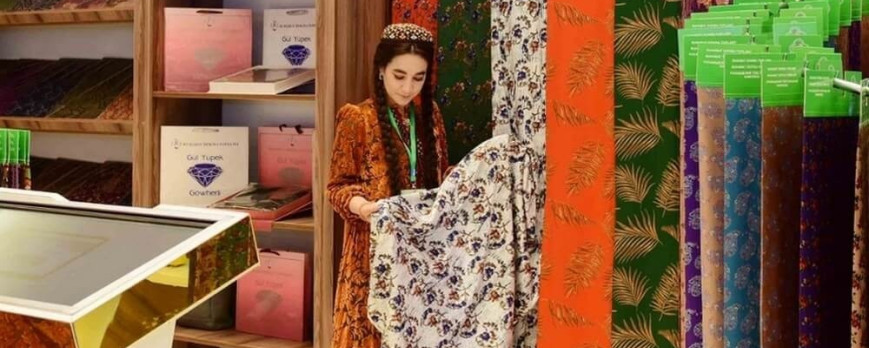 Begşaha enterprise produces around 50,000 meters of staple fabric per month