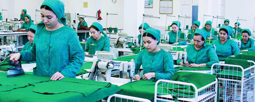 Production plan at "Çeper" sewing factory fulfilled by 104.5 percent