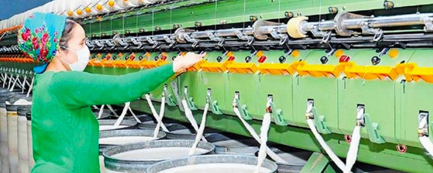 Production growth continues at the “Serdar” cotton spinning enterprise
